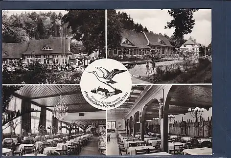 AK Konsum Großgaststätte Storchmühle Wernigerode 4.Ansichten 1969