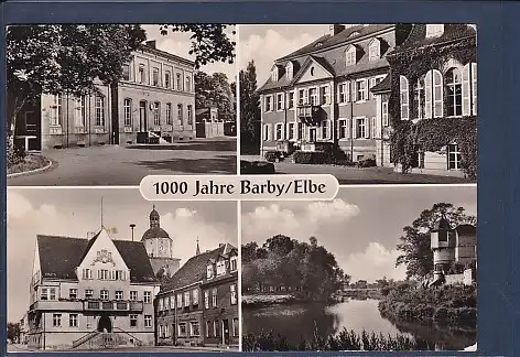 AK 1000 Jahre Barby / Elbe 4.Ansichten Bahnhof 1967