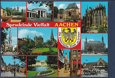 Wappen AK Sprudelnde Vielfalt Aachen 11.Ansichten 2000