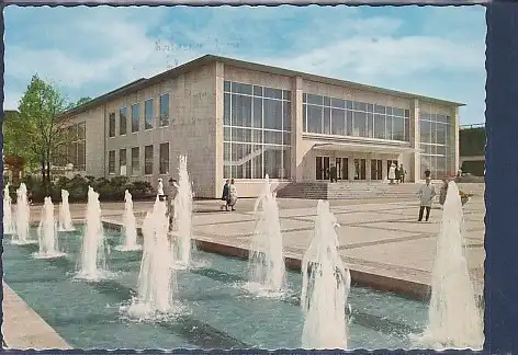 AK Herzbad Salzuflen Konzerthalle Eingang 1964