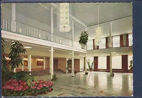 AK Herzbad Salzuflen Konzerthalle Foyer 1964