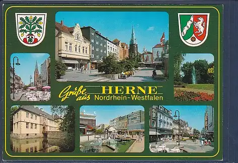 Wappen AK Grüße aus Herne 6.Ansichten 2000