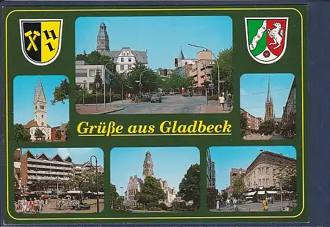 Wappen AK Grüße aus Gladbeck 6.Ansichten 2000