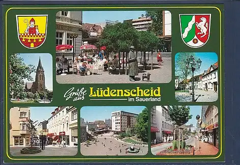 Wappen AK Grüße aus Lüdenscheid im Sauerland 6.Ansichten 2000