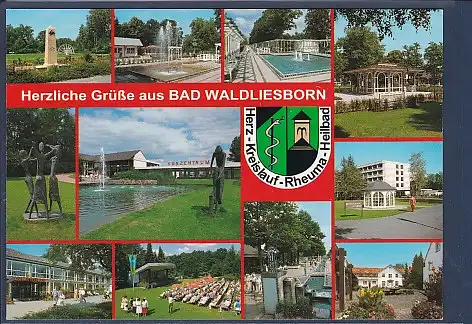 Wappen AK Herzliche Grüße aus Bad Waldliesborn 11.Ansichten 2000