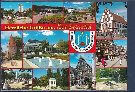 Wappen AK Herzliche Grüße aus Bad Salzuflen 11.Ansichten 2000