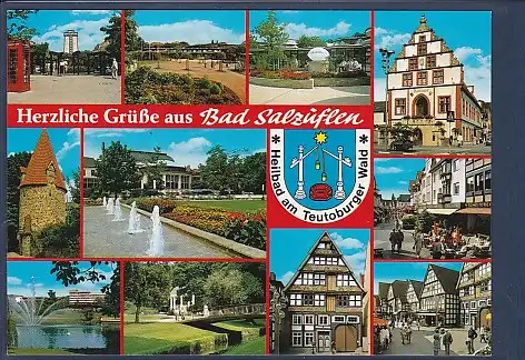 Wappen AK Herzliche Grüße aus Bad Salzuflen 11.Ansichten 2000