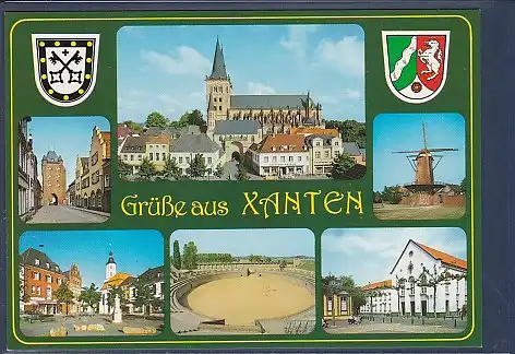 Wappen AK Grüße aus Xanten 6.Ansichten 2000