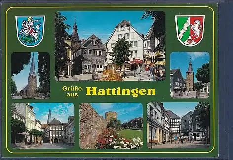 Wappen AK Grüße aus Hattingen 6.Ansichten 2000