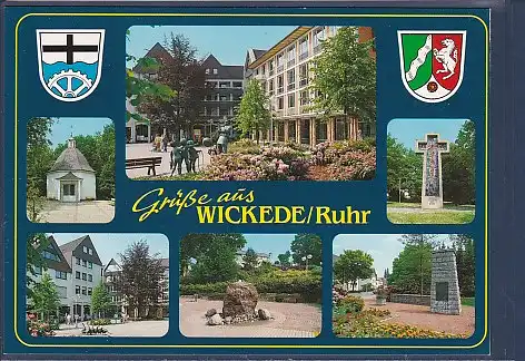 Wappen AK Grüße aus Wickede / Ruhr 6.Ansichten 2000