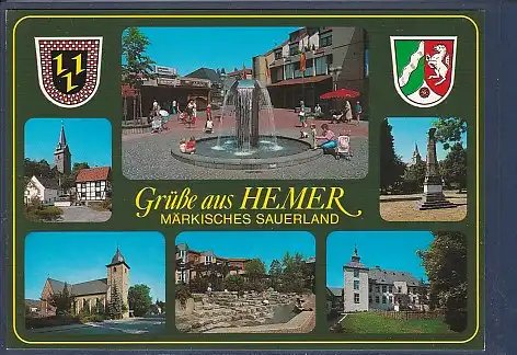 Wappen AK Grüße aus Hemer 6.Ansichten 2000