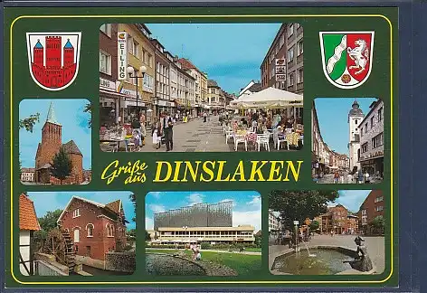 Wappen AK Grüße aus Dinslaken 6.Ansichten 2000