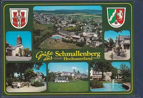 Wappen AK Grüße aus Schmallenberg 6.Ansichten 2000