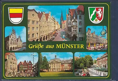 Wappen AK Grüße aus Münster 6.Ansichten 2000