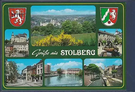 Wappen AK Grüße aus Stolberg 6.Ansichten 2000