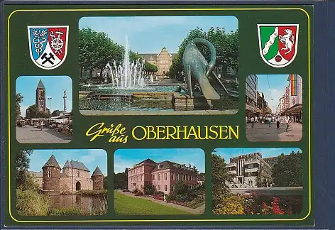 Wappen AK Grüße aus Oberhausen 6.Ansichten 2000