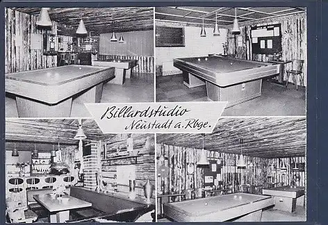 AK Billardstudio Neustadt a. Rbge. 4.Ansichten 1960