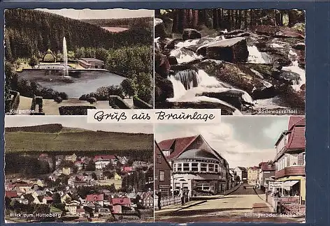 AK Gruß aus Braunlage 4.Ansichten Elbingeröder Straße 1959