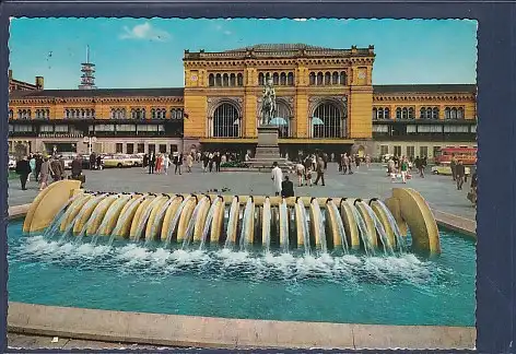 AK Hannover Hauptbahnhof 1967