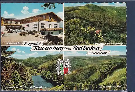 AK Berghotel Ravensberg Bad Sachsa 4.Ansichten 1966