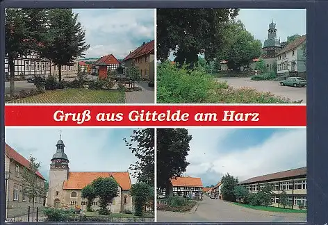 AK Gruß aus Gittelde am Harz 4.Ansichten 2002