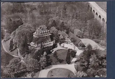 AK Hotel Schloß Arensburg Steinbergen über Rinteln Luftbild 1955