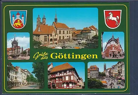 Wappen AK Grüße aus Göttingen 6.Ansichten 2000