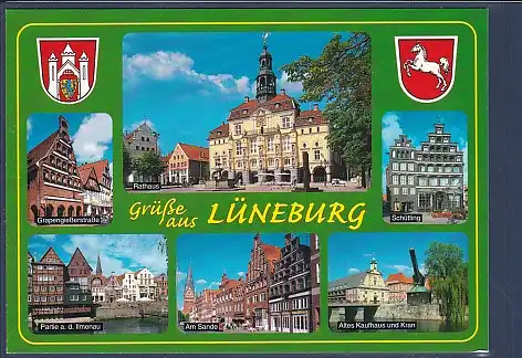 Wappen AK Grüße aus Lüneburg 6.Ansichten 2000