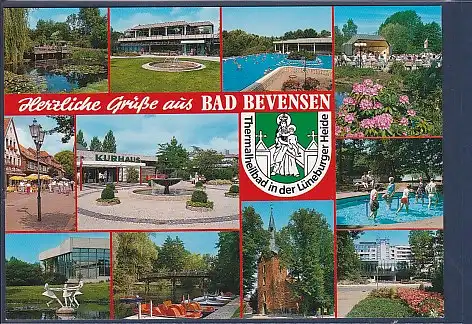 Wappen AK Herzliche Grüße aus Bad Bevensen 11.Ansichten 2000