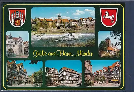 Wappen AK Grüße aus Hann. Münden 6.Ansichten 2000