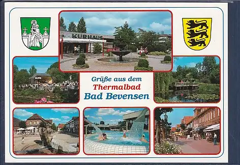 Wappen AK Grüße aus dem Thermalbad Bad Bevensen 6.Ansichten 2000