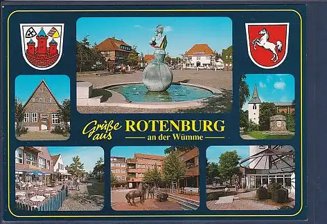 Wappen AK Grüße aus Rotenburg an der Wümme 6.Ansichten 2000