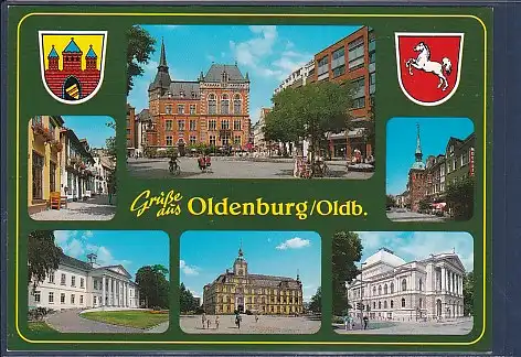 Wappen AK Grüße aus Oldenburg / Oldb. 6.Ansichten 2000