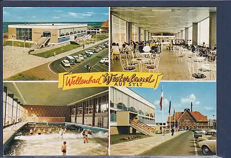 AK Wellenbad Westerland aus Sylt 4.Ansichten 1970