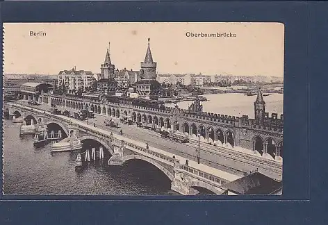 AK Berlin Oberbaumbrücke 1920
