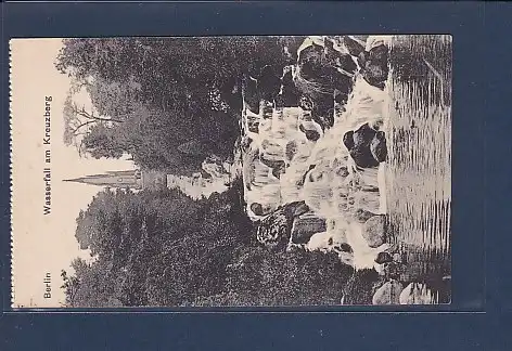 AK Berlin Wasserfall am Kreuzberg 1920
