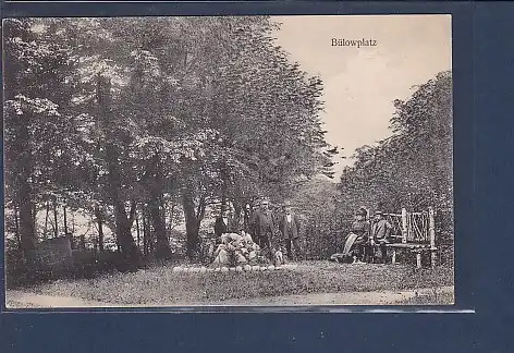 AK Bülowplatz Etablissement Tiergarten Neuhausen 1914