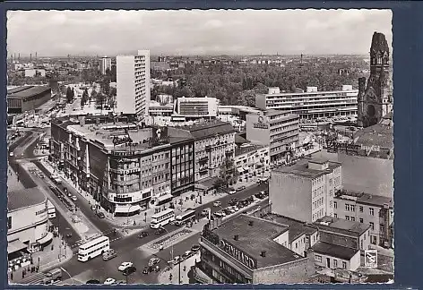 AK Berlin Kreuzung Kurfürstendamm - Joachimstalerstraße 1957