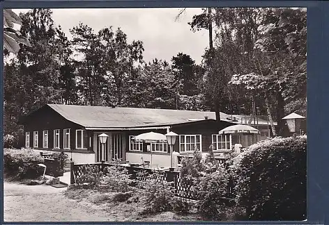 AK Cafe Restaurant Waldhütte Kladower Damm Berlin Hohengatow 1960
