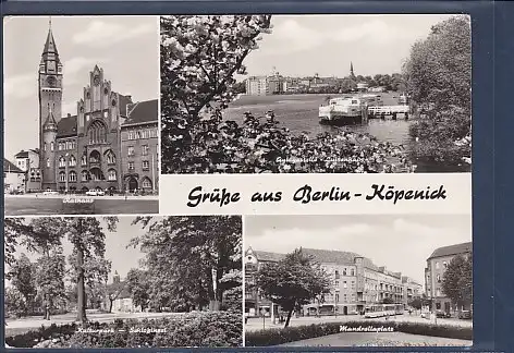 AK Grüße aus Berlin Köpenick 4.Ansichten Mandrellaplatz 1972