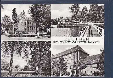 AK Zeuthen Kr. Königs Wusterhausen 4.Ansichten 1980