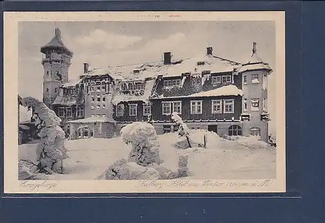 AK Erzgebirge Keilberg Hotel im Winter 1930
