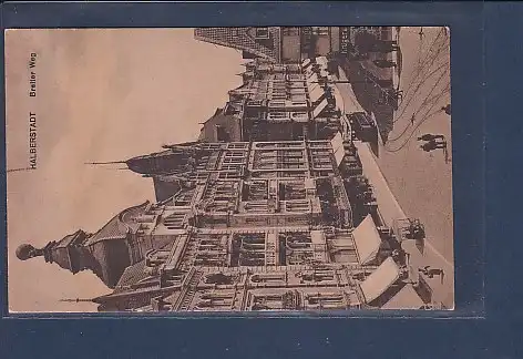 AK Halberstadt Breiter Weg 1920