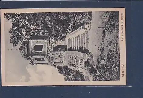 AK Halberstadt Turm auf Spiegelsbergen 1920