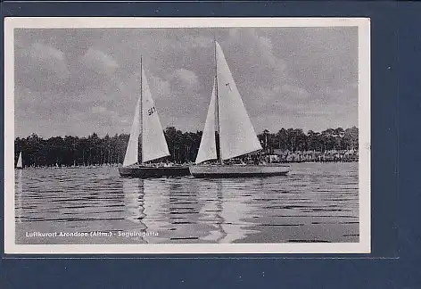 AK Luftkurort Arendsee ( Altm.) Segelregatta 1957