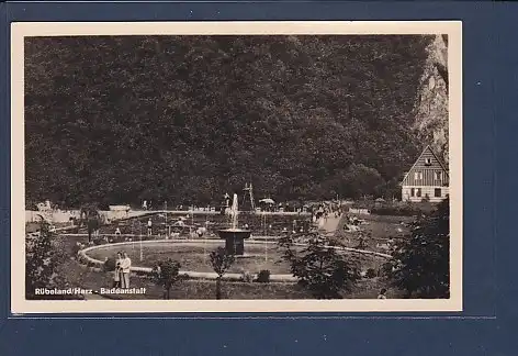 AK Rübeland / Harz - Badeanstalt 1956