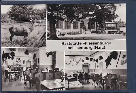 AK Raststätte Plessenburg bei Ilsenburg 4.Ansichten 1981