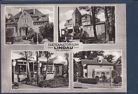 AK Diätsanatorium Lindau ( Kr. Zerbst) 4.Ansichten 1968