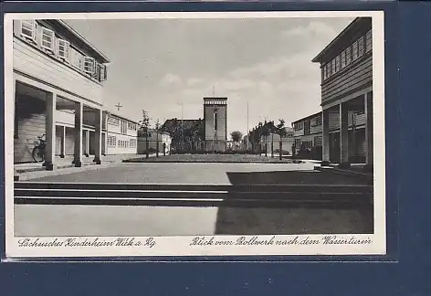 AK Sächsische Kinderheim Wiek a.Rg. Blick vom Bollwerk 1939