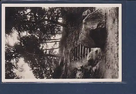 AK Stubbenkammer Insel Rügen Hünengrab mit Opferstein 1929